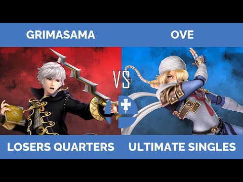 RogaSmash 191: SSBU Losers Quarters - GrimaSama (Robin, Pythra) vs Ove (Sheik)