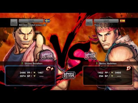 Ixion (Dan) Vs. Thorja (Ryu) - USF4