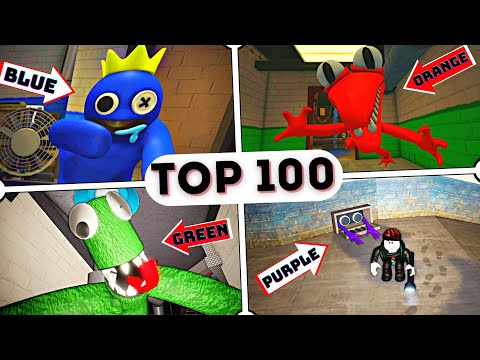 TOP 100 Rainbow Friends - Funny Moments #1
