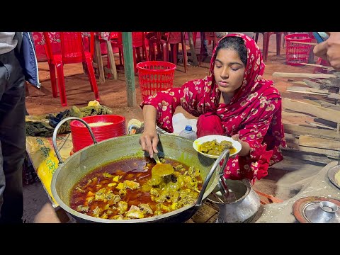 Famous Shakila’s Homemade Spicy Duck Curry Recipe Of Purbachal - Bangladeshi Street Food