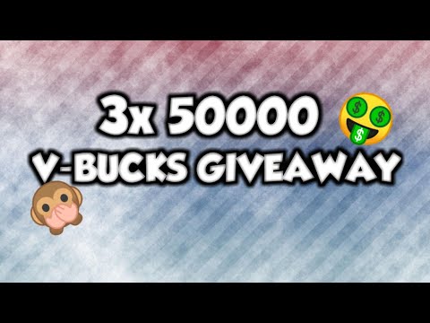 3x 50000 V-BUCKS GIVEAWAY | fabio