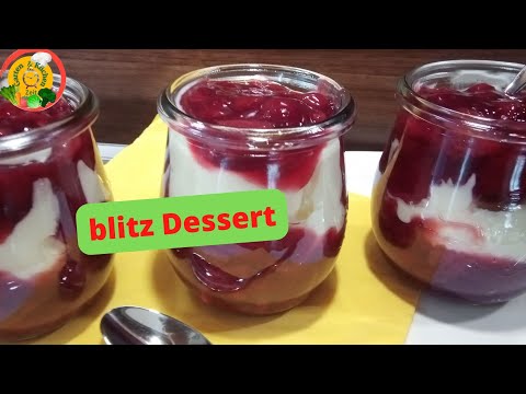 Kirsch Mascarpone Dessert 🍒|in nur 5 Minuten fertig