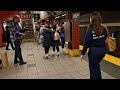 Subway Bagpiper Making Himself Heard