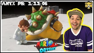 Super Mario Odyssey Speedrun Any% PB: 1:12:06