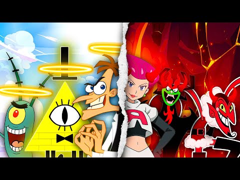 Most Loved VS Most Hated Cartoon Villains