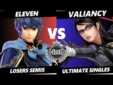 4o4 Smash Monthly 8 - VA| Eleven (Marth) vs GRNT| Valiancy (Bayonetta) - Losers Semi-Final