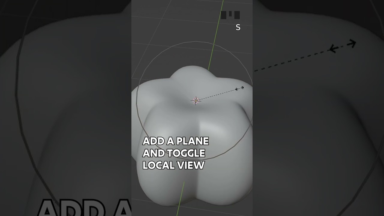 Pumpkin Model In Blender - 3D Beginner Tutorial #shorts