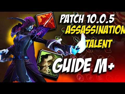 MASSIVE AOE DOTS M+ Patch 10.0.5 ASSA TALENTS - indepth build guide for rogues #worldofwarcraft