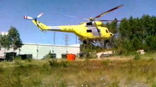 preview picture of video 'Helicoptero en el Poligono de Boiro'