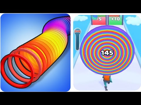 Noob Vs Pro Circle Runner Vs Layer Man Max Level Run