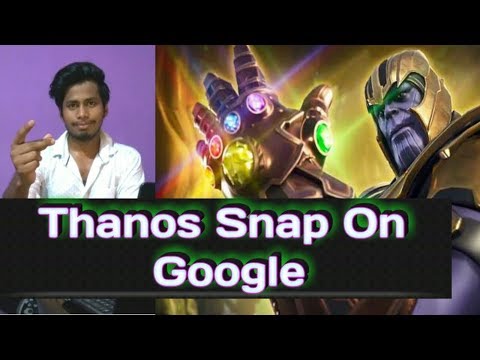 Thanos Snap On Google | Thanos Ne Kabza Kiya Google pe?