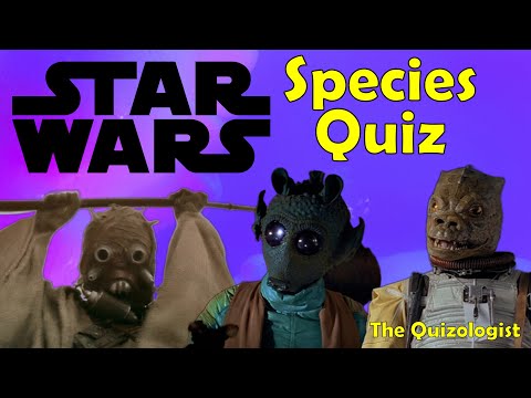 Name the Star Wars species quiz
