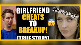 SHE CLEARLY DOESN'T WANT HIM!! Reacting to Girl Cheats To Break Up, Twisted Ending! Sameer Bhavnani!