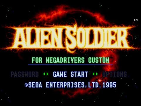 Alien Soldier Review for the SEGA Mega Drive by John Gage