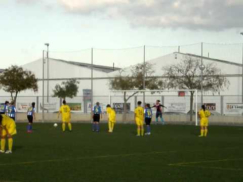 gol de sonia de penalti. a La Solana AVI