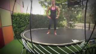 Jumping workout with Lean Mumma and Springfree Trampoline