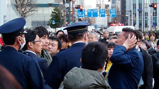 立花氏、暴漢に襲われ出血　街宣活動中、命に別条なし　東京