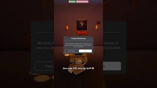 I Got Error Code 1001 On Roblox REAL FOOTAGE #roblox #robloxgames #shorts