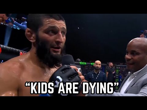 Khamzat Chimaev Emotional Speach On Palestine | Octagon Interview