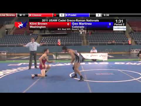 Cadet Greco 130 - Geo Martinez (CO) vs. Klint Brown (WA)