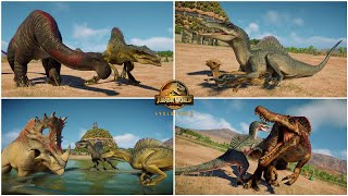 Spinoraptor All Perfect Animations & Interactions - Jurassic World Evolution 2