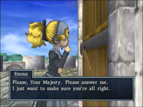 40 Dragon Quest 8 Cut-scene - Emma Checks on the King of Ascantha
