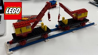 LEGO Train Set 128 Mobile Crane from 1971 (train base version)