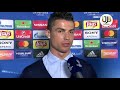 Cristiano Ronaldo rigrazia i tifosi juventus intervista