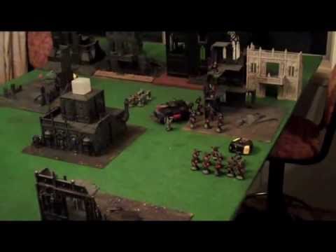 WH40k Battle Report - Marines vs Chaos - 1,000pts