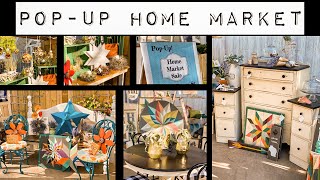 Pop-Up Home Market Sale! - Handcrafted  - Shabby Chic - Trash to Treasures - DIY for Resale