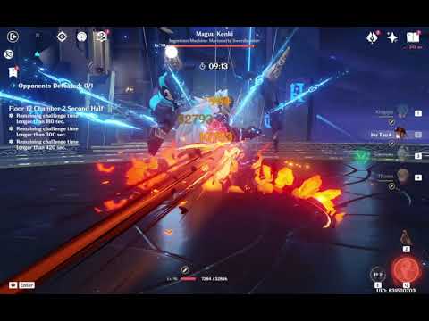 3.1 Abyss 2nd Phase Hu Tao 12-2-2 Kenki 42s