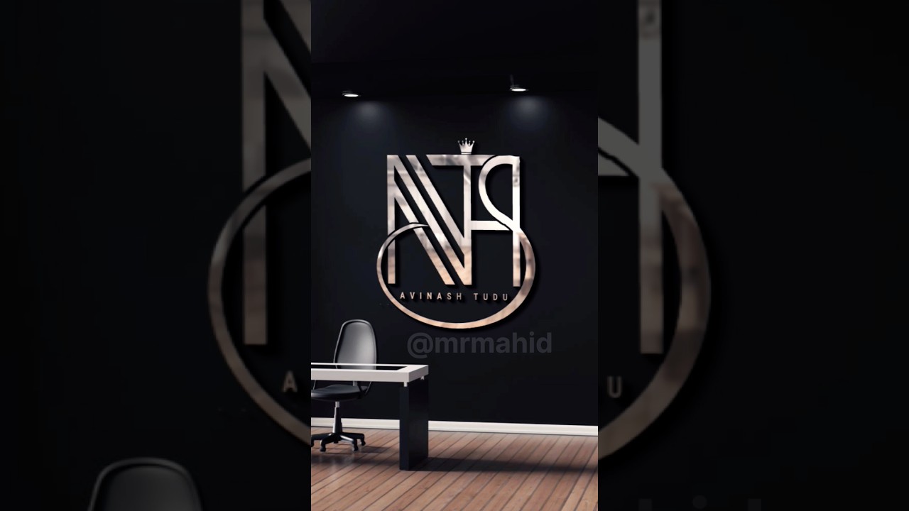 Avinash Tudu name creating to brand logo 😱🔥|name making to brand logo♥️|#viral#tranding#shorts#logo