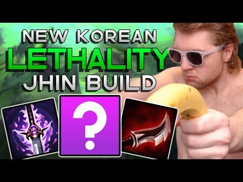 This new Jhin build is LETHAL.. haha get it?