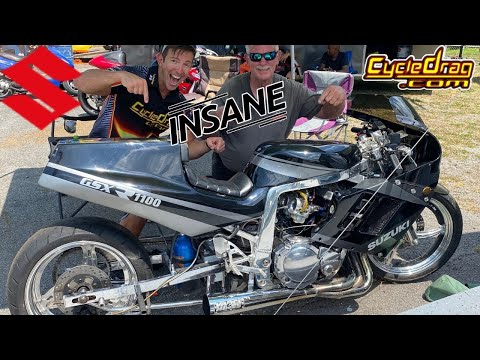 Most INSANE NITROUS GSXR & WHY he MUST Sell it! Old School Bike Runs 8.60s w 255 Pound rider!