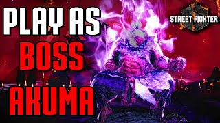 Unlock the Power of Shin Akuma! How to play as Boss Akuma in Street Fighter 6