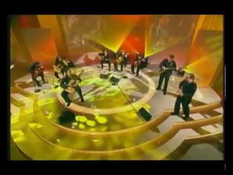 Aniello Desiderio with World Guitar Ensemble for German Television.