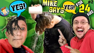 Download lagu SON SAYS YES TO everything DAD FOR 24 hours? (FV FAMILY Revenge on Mike Challenge) mp3