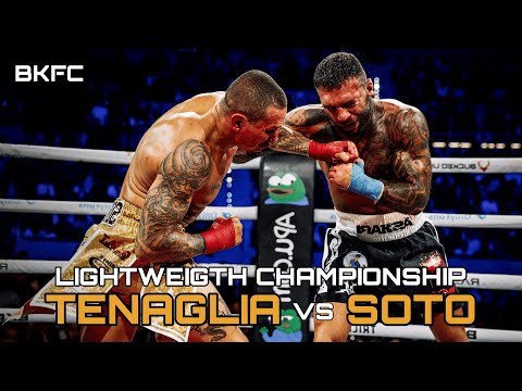 FRANCO TENAGLIA vs TONY SOTO - BKFC Titulo de Peso Ligero - Pelea Completa FULL HD