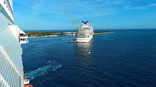 Carnival Sunshine leaving Magic at Grank Turk