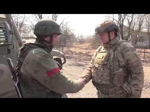 Colonel-General Alexander Lapin was reportedly in Chernihiv Oblast to award troops.