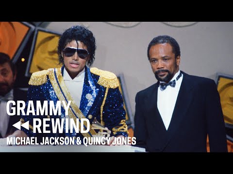 Michael Jackson & Quincy Jones Win Album Of The Year For 'Thriller' | GRAMMY Rewind