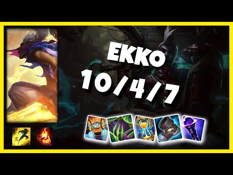 Ekko vs Orianna BR Challenger MID (10/4/7) - v11.4