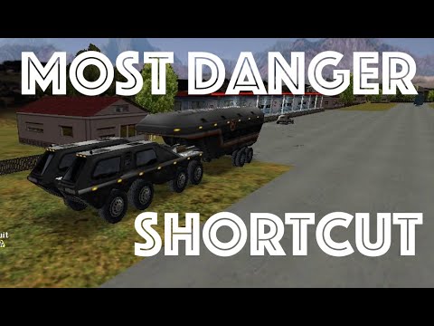 Most dangerous shortcut of game | Hard Truck 2
