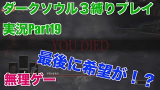 ダークソウル３縛りプレイ実況 | 続・深淵の監視者戦【Part19】