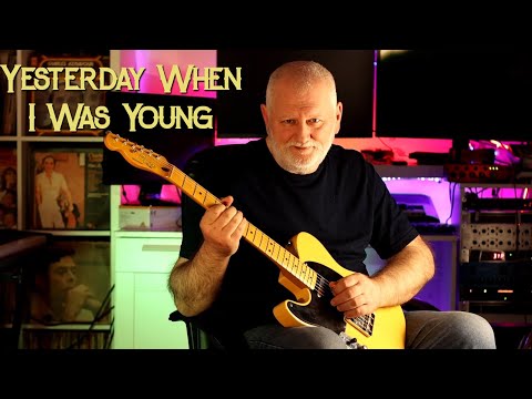 Yesterday When I Was Young - Guitar cover by Vladan