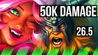 NIDALEE vs OLAF (JGL) | Good KDA: 28/1/4, 50K damage | EUW Master | 26.5