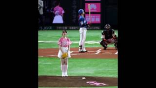 乃木坂４６・衛藤美彩「約束守った」ノーバウンド始球式