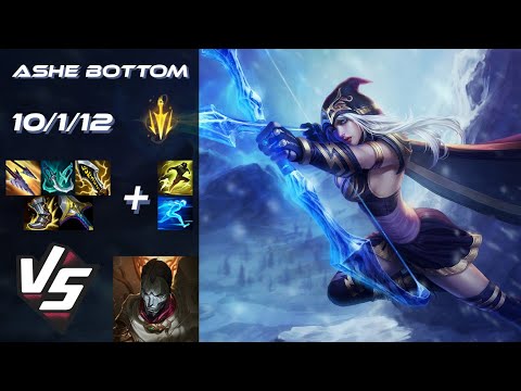 BOTTOM Ashe vs Jhin - NA Grandmaster Patch 25.S2.5