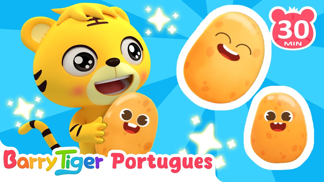 Uma Batata Duas Batatas🥔One Potato Two Potatoes | Canções Infantis | BarryTiger