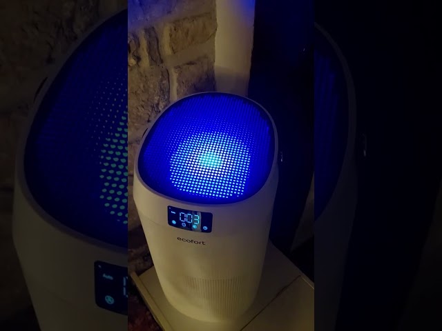 Video teaser for ecofort ecoQ CleanAir 400 Review Test Luftreiniger gegen Staub Pollen Gerüche für dich Samuel